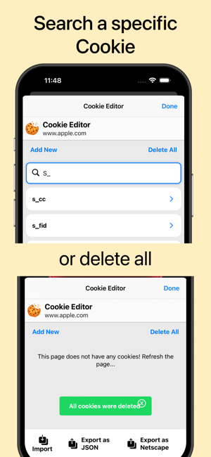 CookieEditorSafari浏览器扩展iPhone版截图6