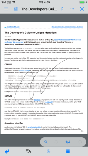 ezPDFReader：平板电脑的互动PDF阅读器iPhone版截图4