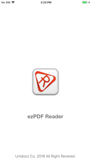 ezPDFReader：平板电脑的互动PDF阅读器iPhone版截图1