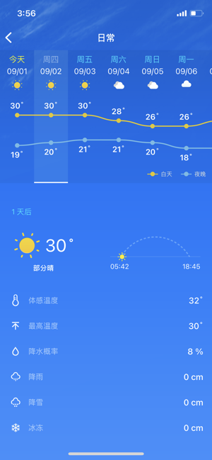 天气：天气预报iPhone版截图3