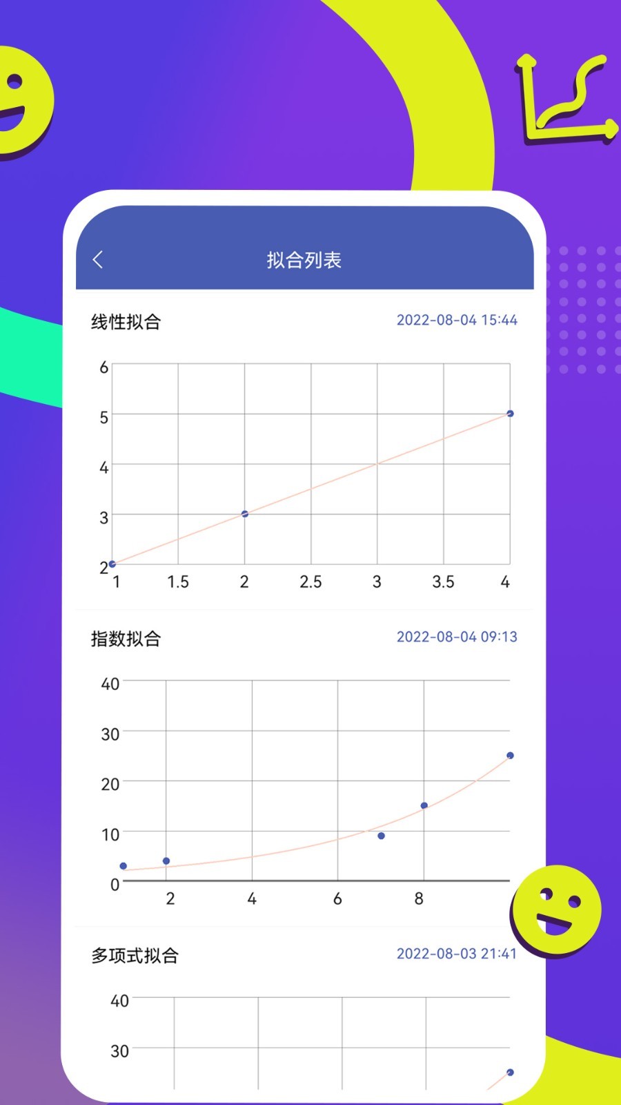 曲线拟合鸿蒙版截图4