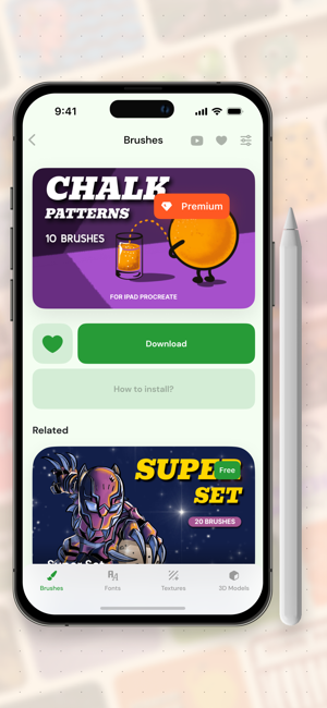 Procreate画笔·绘画素材·绘画工具iPhone版截图6