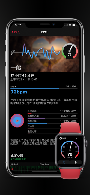 HeartWatch:心脏和活动监测器iPhone版截图4