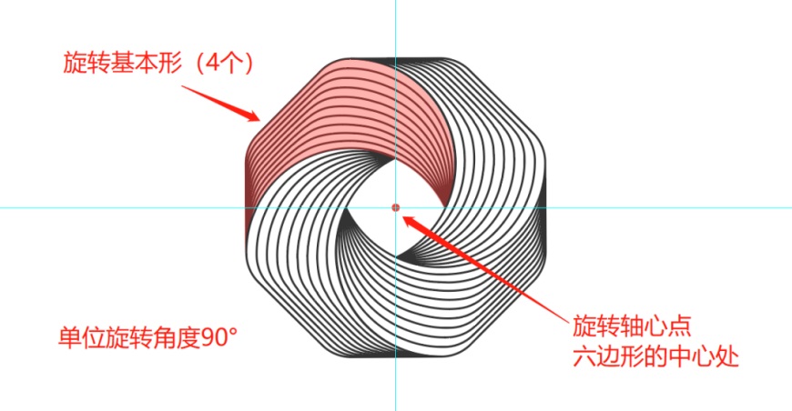 这LOGO怎么做？第58期-八边形立体螺旋LOGO