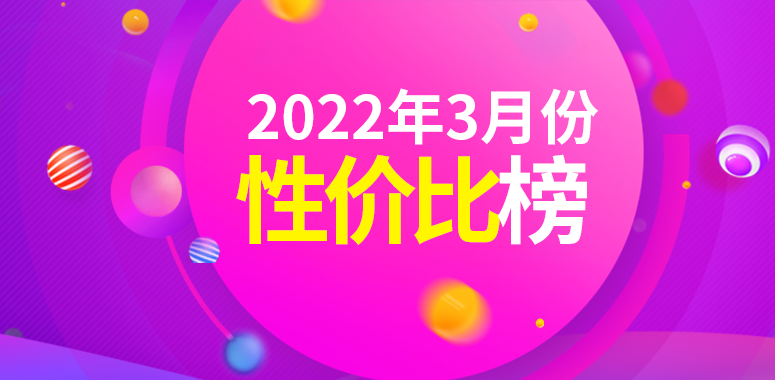 3月Android性价比榜：骁龙888下放千元、天玑8100降临