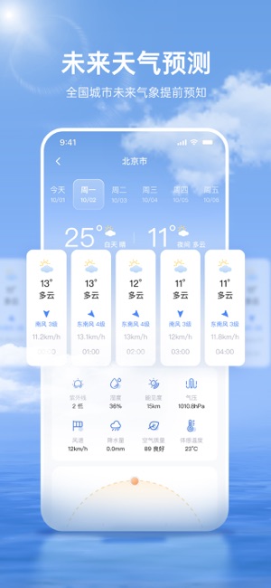 天气预报：精准预报未来气象变化iPhone版截图2