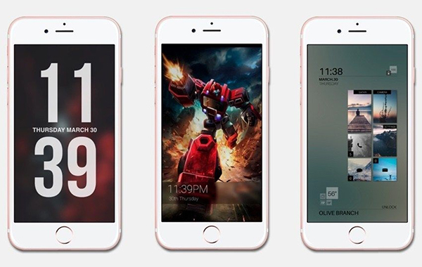 越狱插件LockPlus10：可自定义iPhone 锁屏界面外观