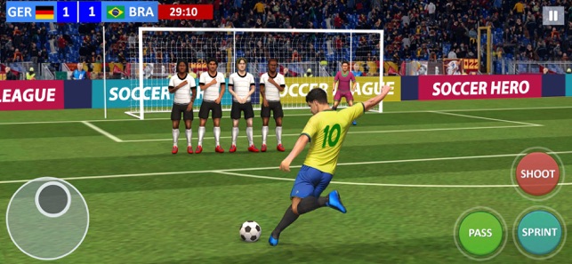 SoccerHero2024:足球游戏iPhone版截图1