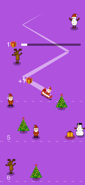 SantaClausisSkiingtoTowniPhone版截图2