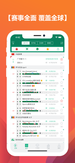 比分大师－足球篮球比分数据iPhone版截图1