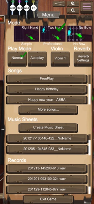 ViolinRealiPhone版截图2