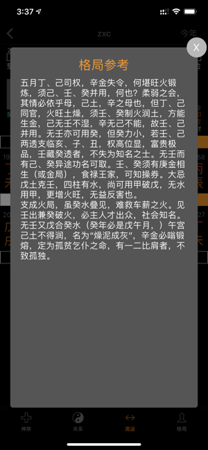 八字排盘专业版iPhone版截图10