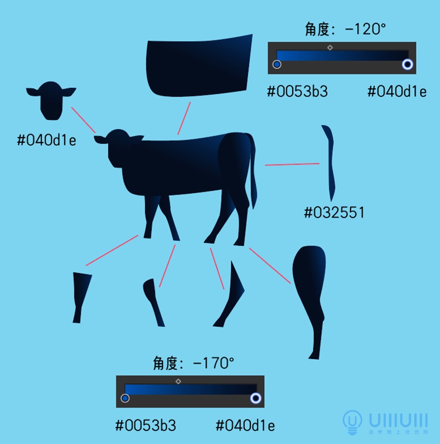 AI教程！学习绘制扁平风格风车场景插画