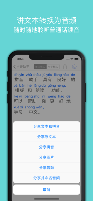 拼音助手专业版iPhone版截图3