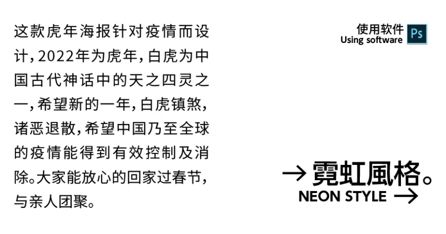 海报设计教程！4个案例教会你，虎年主题海报可以这样做！