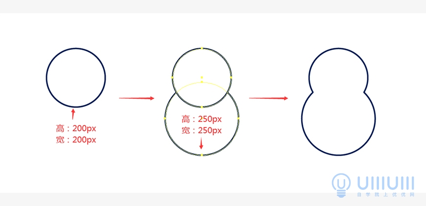 AI教程！学习制作简单可爱的圣诞节贴纸插画