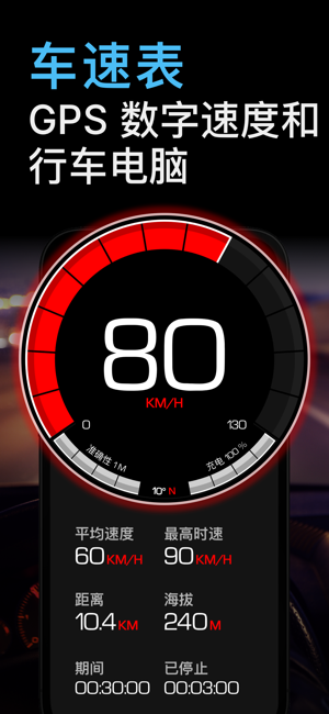 GPS测速仪iPhone版截图1