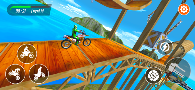 BikeStuntsRaceGame3DiPhone版截图1