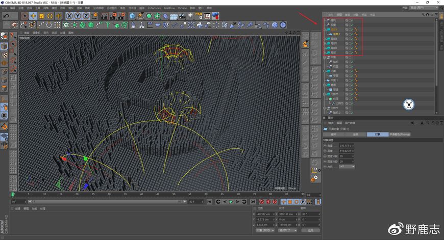 C4D教程！4种简单方法制作像素化效果