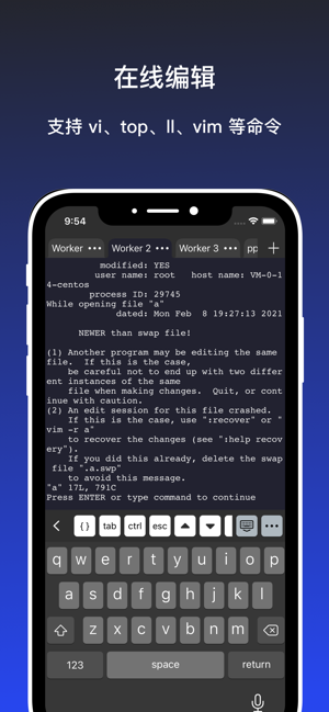 xTerm256:SSH&Telnet终端iPhone版截图6