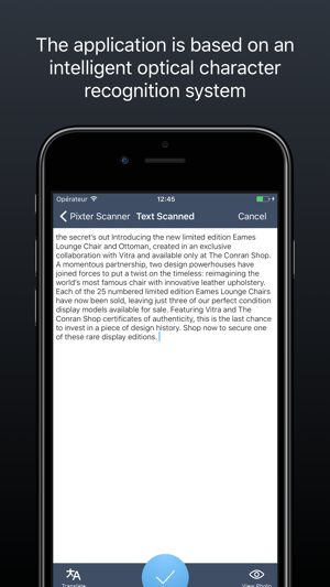 PixterScannerOCR用于翻译文档iPhone版截图2