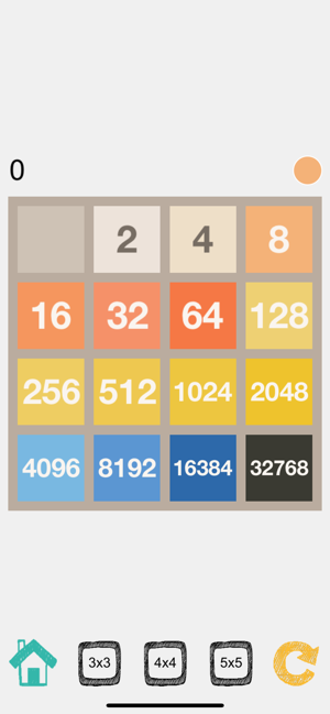 2048(3x3,4x4,5x5)AIiPhone版截图2