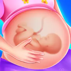 女生游戏：孕妇妈妈和双胞胎新生宝贝护理iPhone版