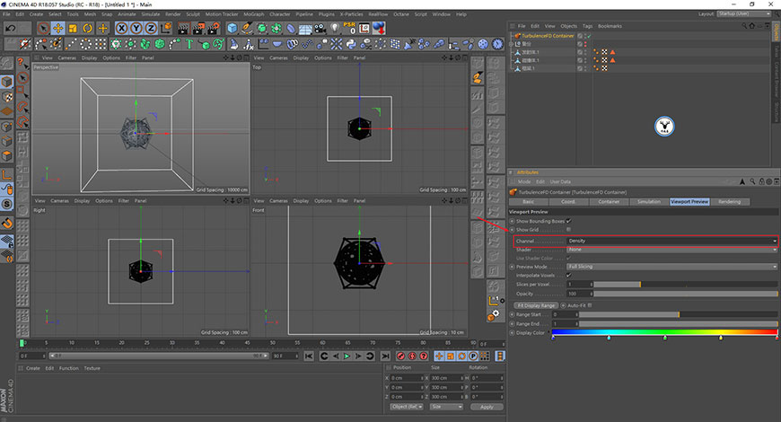 C4D教程！TFD详细概述及烟雾动画小案例