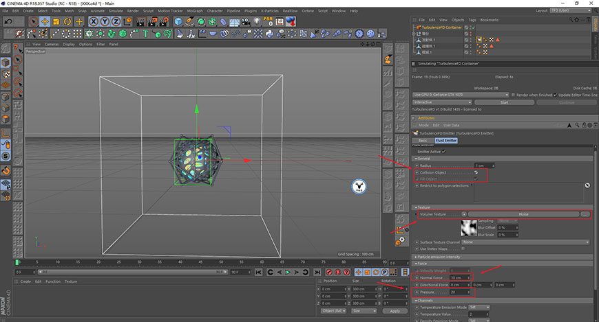 C4D教程！TFD详细概述及烟雾动画小案例