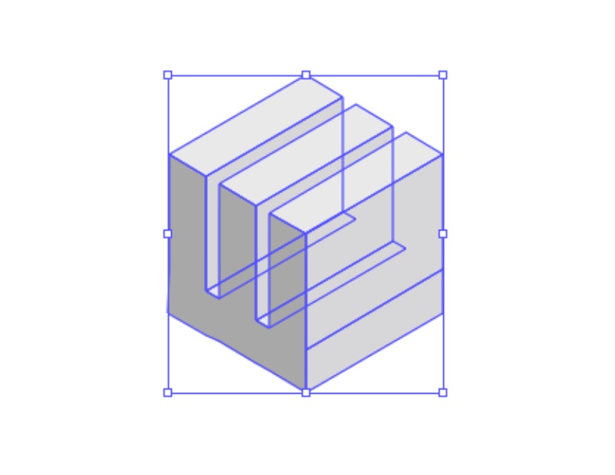 这LOGO怎么做？第3期-用3D效果直接生成立体图形