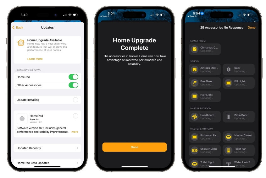 iOS 16.2 用户升级 HomeKit 时卡死怎么办？