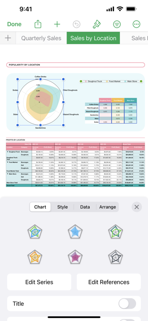 Numbers表格iPhone版截图4