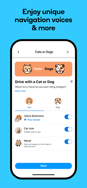Waze的导航和实时路况iPhone版截图5