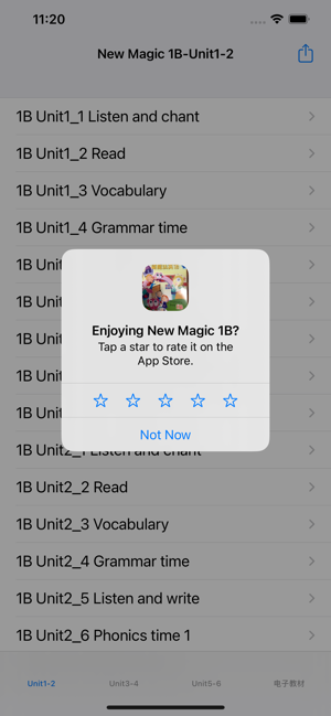 新魔法英语1A~6BiPhone版截图4