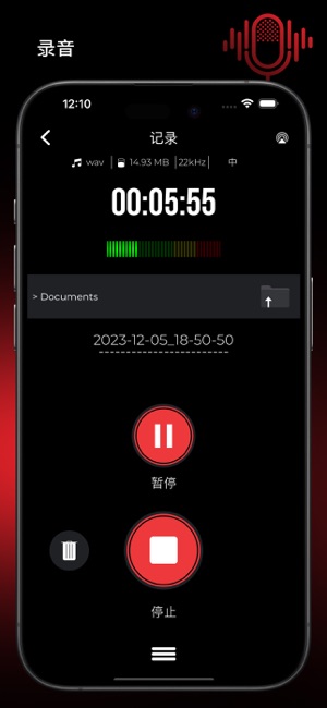 录音机专业版和编辑器iPhone版截图3