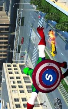 Flying Captain Superhero Rescue Mission截图3