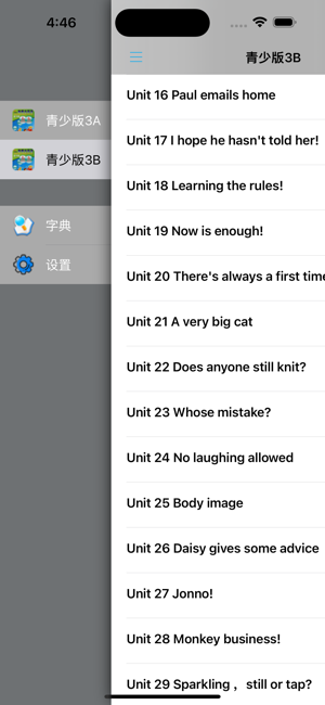 新概念英语青少版3A3BiPhone版截图5