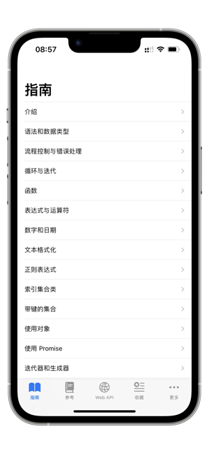 JavaScript开发手册iPhone版截图1