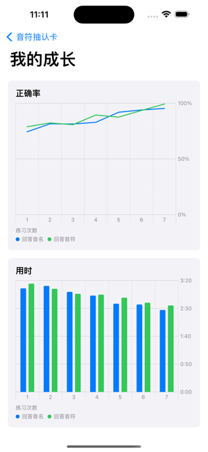 音符抽认卡：识谱iPhone版截图4