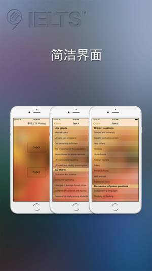 雅思写作满分范文iPhone版截图1