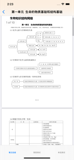 高考生物总复习大全iPhone版截图5