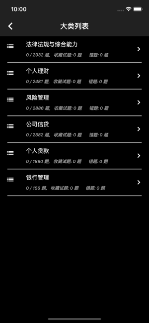 初级银行从业题库iPhone版截图1