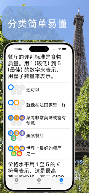 巴黎奥运餐厅指南iPhone版截图5