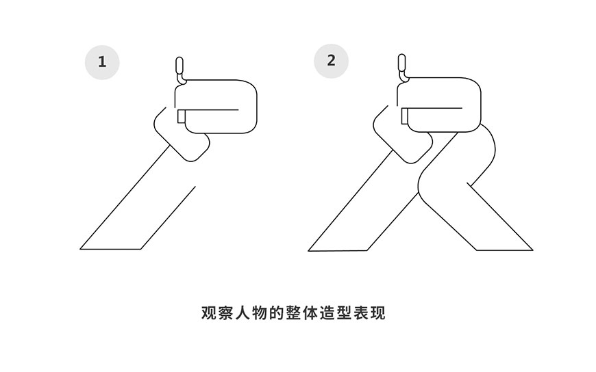 AI教程！扁平夸张风格人物插画