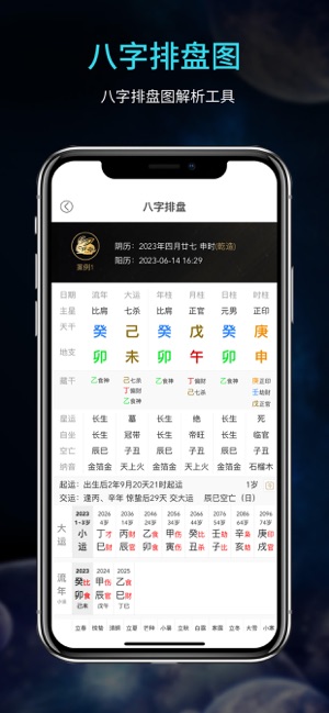 问真八字排盘宝算命占卜周易工具iPhone版截图2