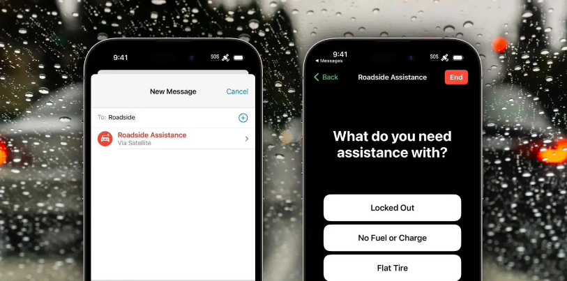 美国主播实测：苹果 iPhone 14/15 系列机型卫星道路救援服务