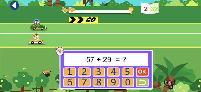 宝宝数学口算赛车iPhone版截图2