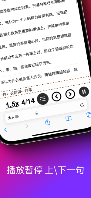 ReadToMe一键朗读网页内容forSafariiPhone版截图5