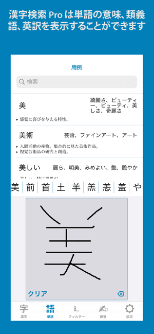 漢字検索ProiPhone版截图4