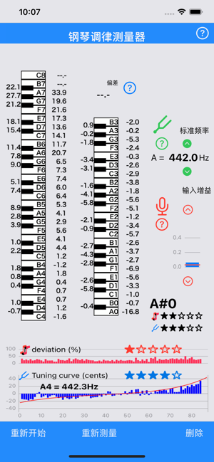 钢琴调律测量机iPhone版截图1